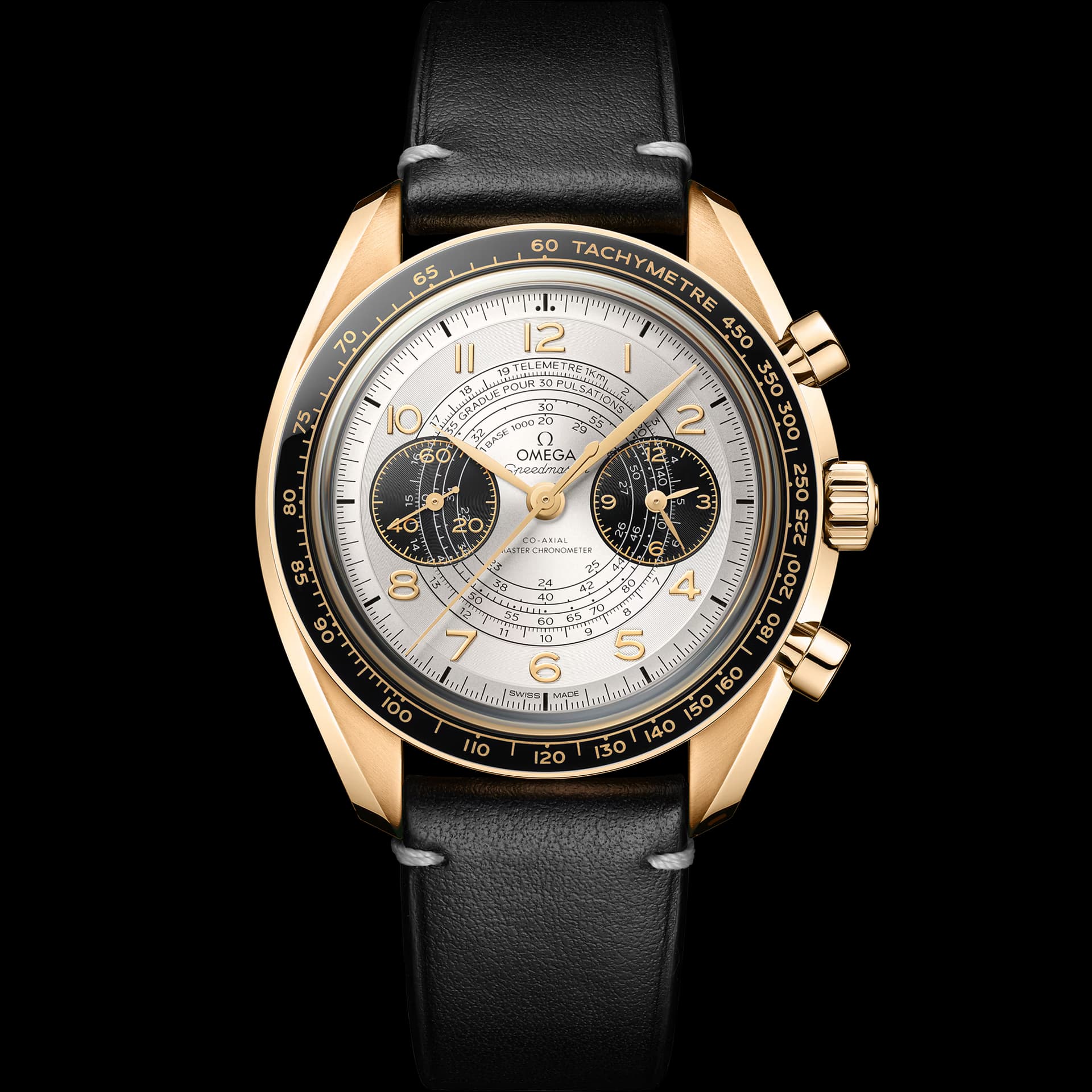Omega Speedmaster 43 mm — bracelet cuir