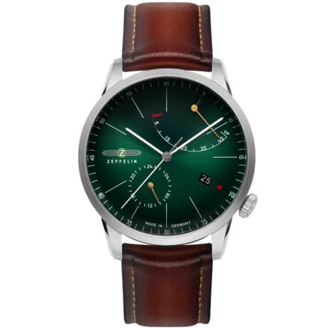 Zeppelin Montre Zeppelin Flatline Automatique Cadran Vert - 83664