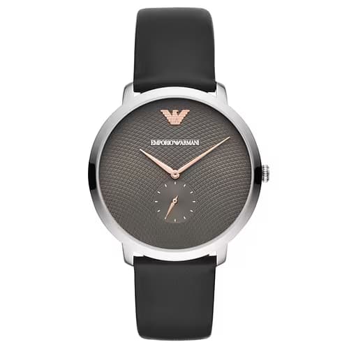 Emporio Armani Montre Analogique Homme Emporio Armani Cuir Noir AR11162