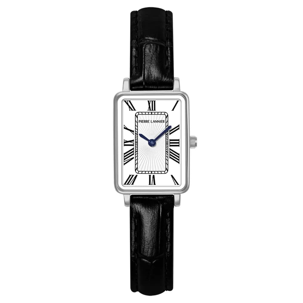 Pierre Lannier Montre quartz Femme Ariane Blanc, Argenté