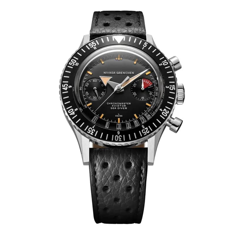 Nivada Grenchen Montre Chronomaster Broad Arrow 41 mm 85041M