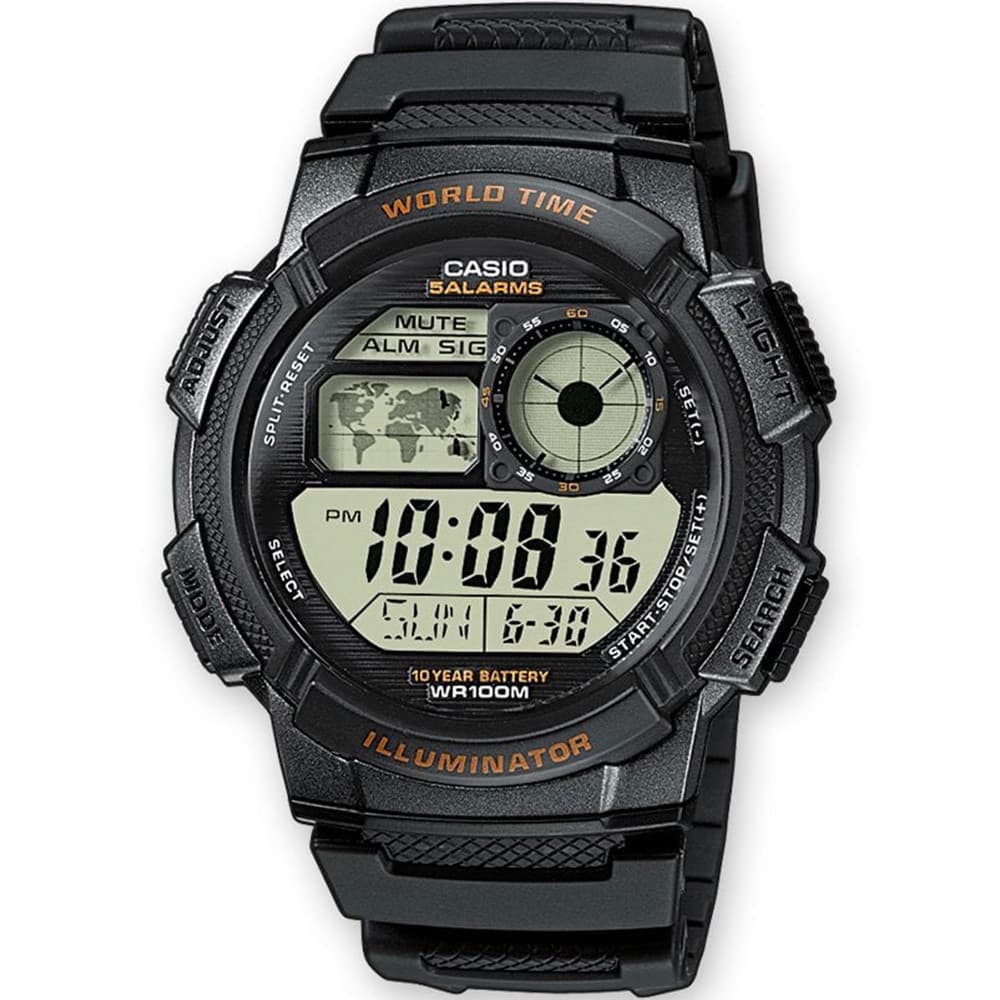 Casio Sport Technologie — boîtier gris