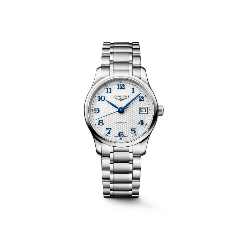 Longines Montre Longines Master Collection 34mm Automatique Cadran Argenté Grain D'Orge