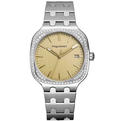 Pequignet Montre Pequignet Manufacture Concorde 84 Diamants - 40mm Automatique Cadran Champagne - 9040429/1