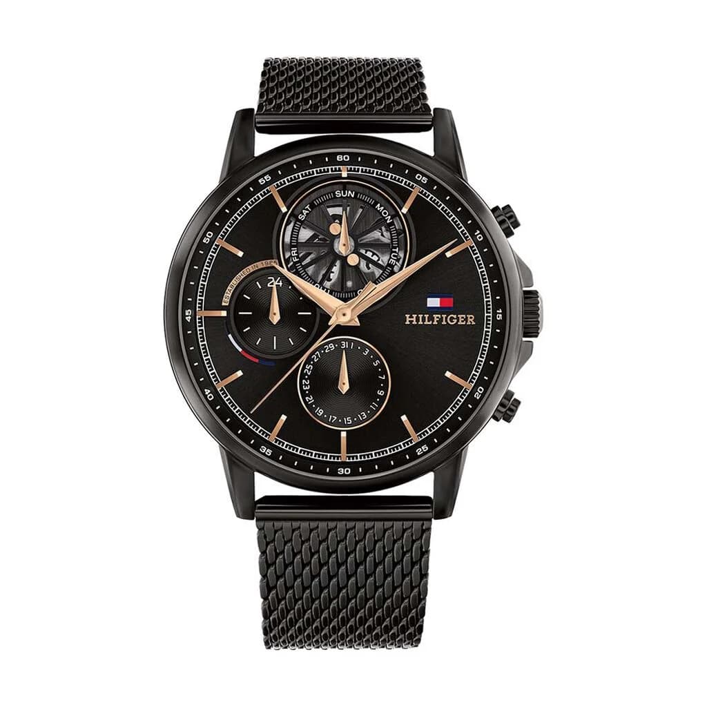 Tommy Hilfiger Montre Tommy Hilfiger Stewart Noir
