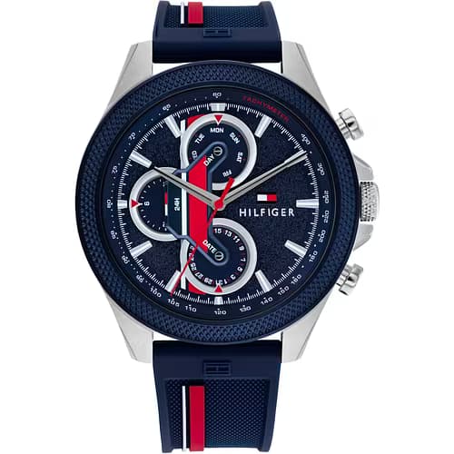 Tommy Hilfiger Montre Homme Tommy Hilfiger Silicium Bleu 1792083