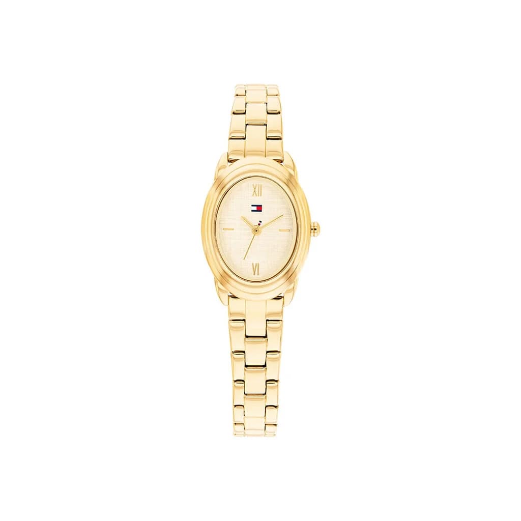 Tommy Hilfiger Montre Tommy Hilfiger Demi Oval Doré