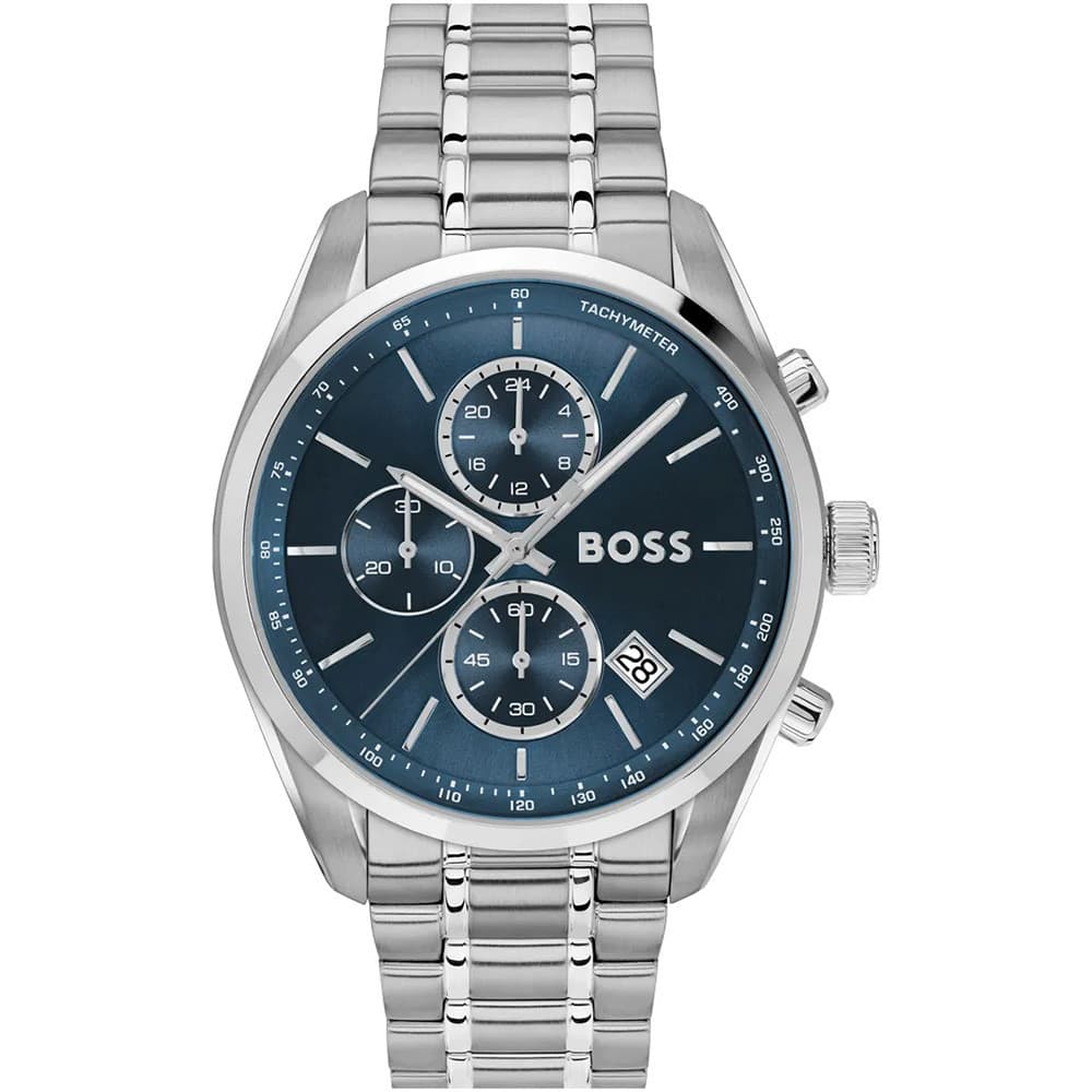 Hugo Boss Montre Boss Collection Grand Prix en Acier Argenté