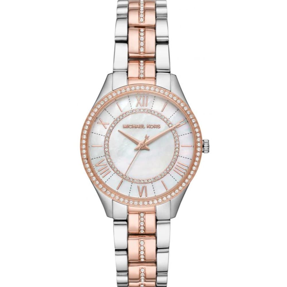 Michael Kors Montre Michael Kors en Acier Argenté et Doré Rose