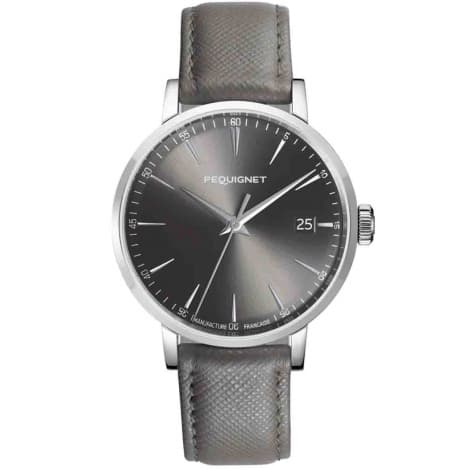 Pequignet Montre Pequignet Manufacture Attitude Automatique Cadran Gris - 9060343-CG