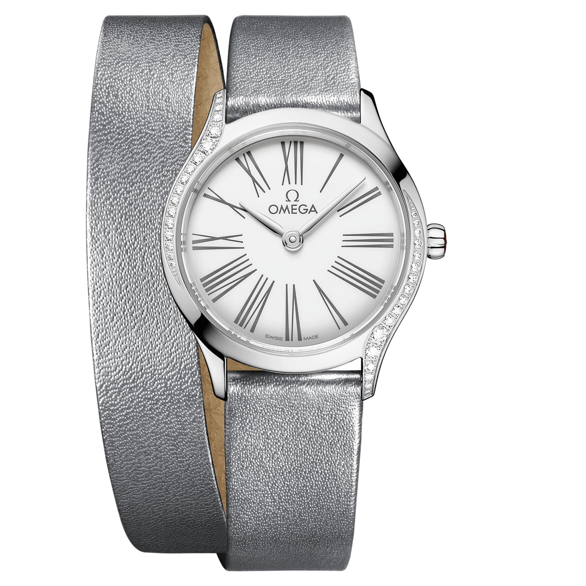 Omega De Ville 26 mm — bracelet gris
