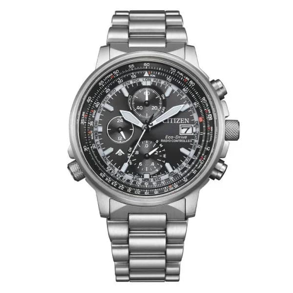 Citizen Montre Citizen Promaster Sky - Radio Controlled Cadran Noir Bracelet Acier Inoxydable