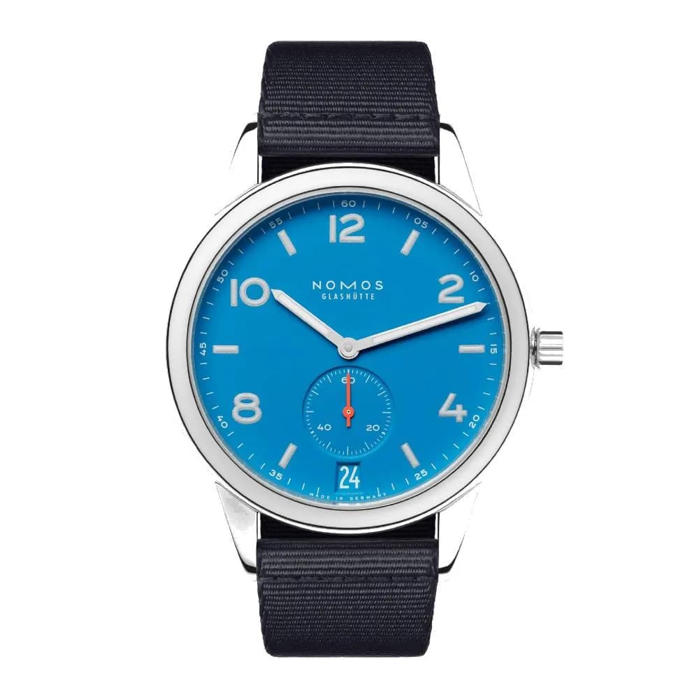 Nomos Club Automatique Date Bleu Sirène