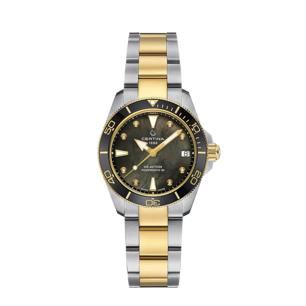 Certina Montre automatique Femme DS action Nacre noire