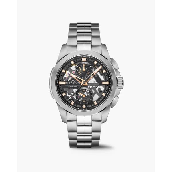NORQAIN Montre Norqain Independence Skeleton Chrono 42mm Bracelet Acier