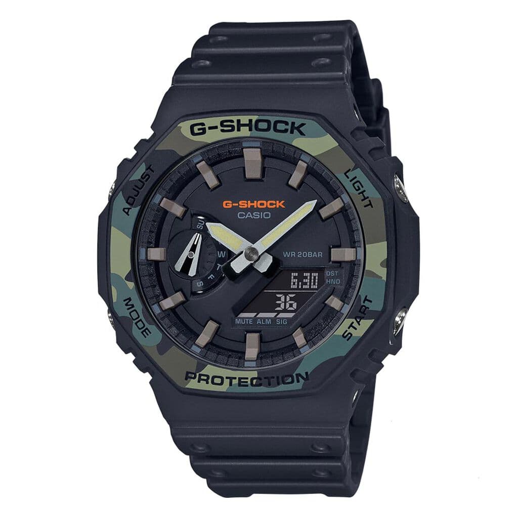 Casio G-Shock GA-2100 — cadran noir