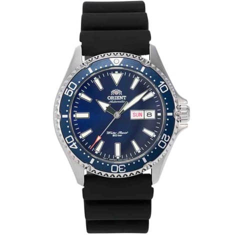 Orient Montre Orient Mako Automatique Cadran Bleu Bracelet Silicone - RA-AA0006L