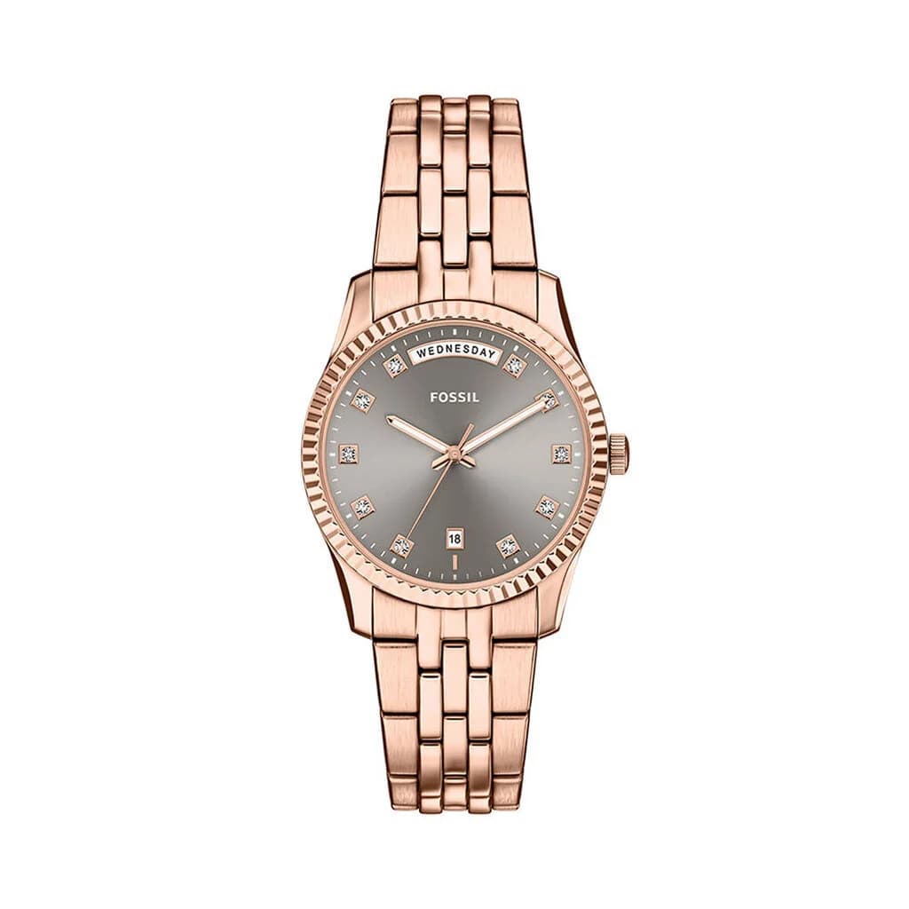 Fossil Scarlette — cadran gris