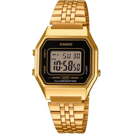 Casio Vintage Mini — cadran noir doré