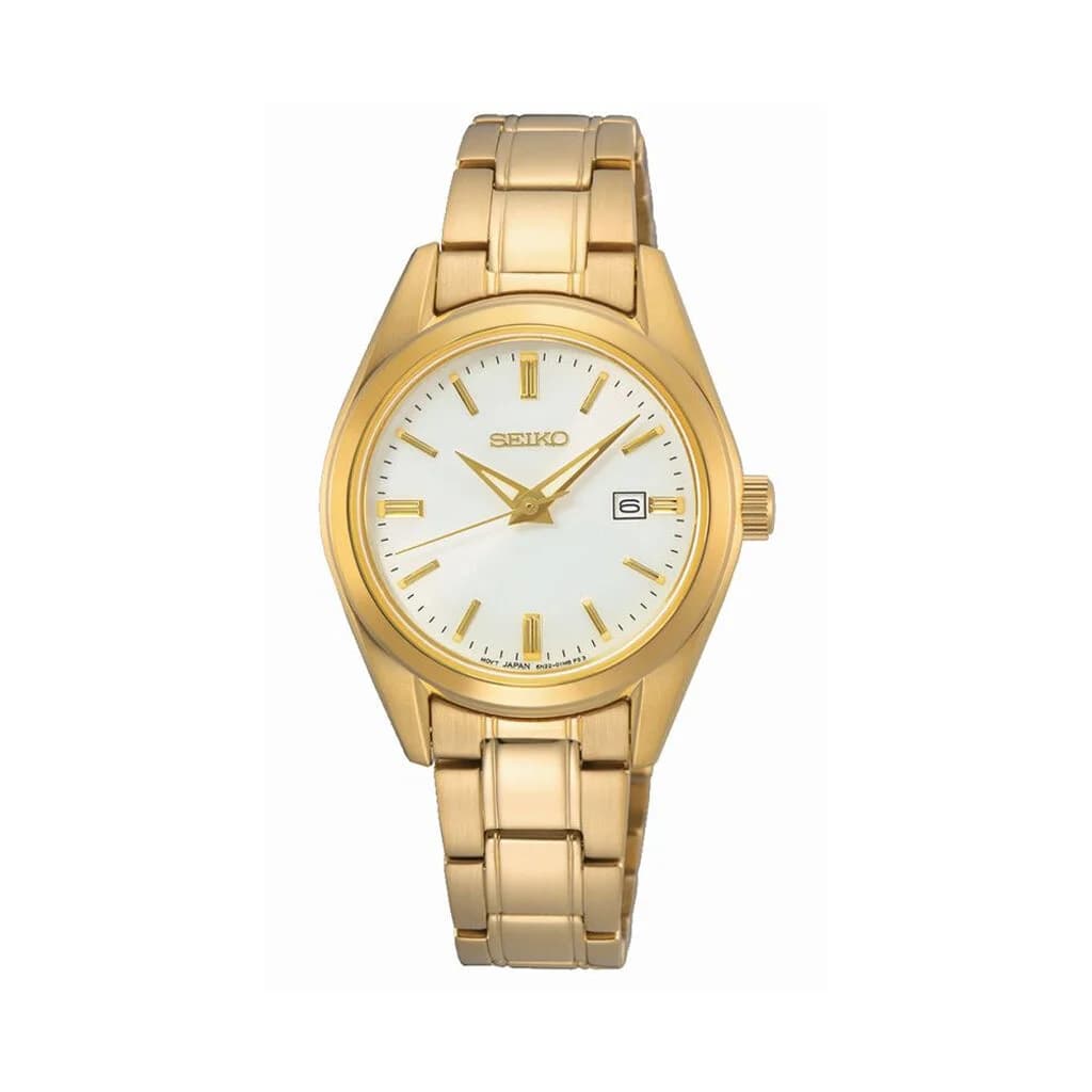 Seiko Montre Classique — boîtier jaune
