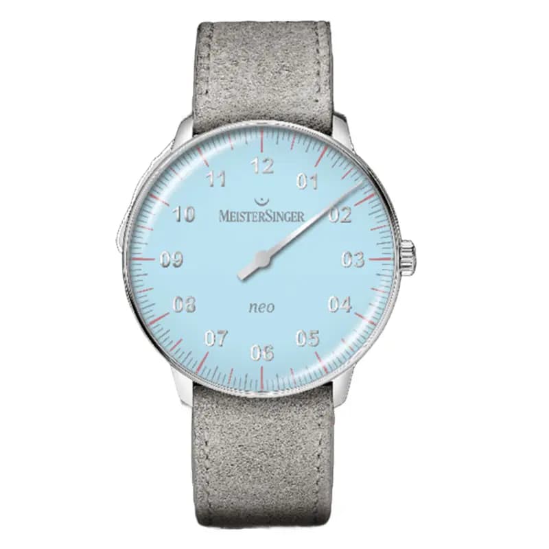 MeisterSinger Montre Neo Special Bleu clair S-NES924S