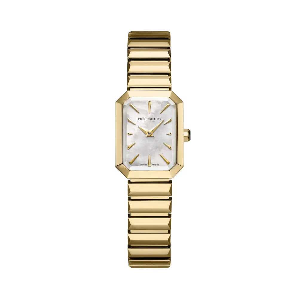 Michel Herbelin Montre quartz Femme Octogone Blanc