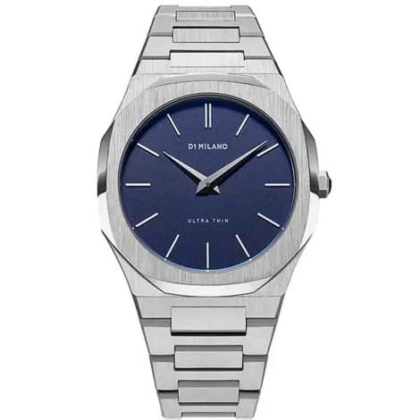 D1 Milano Montre D1 Milano Ultra Thin Quartz - 38 mm- Cadran Bleu - UTBU01