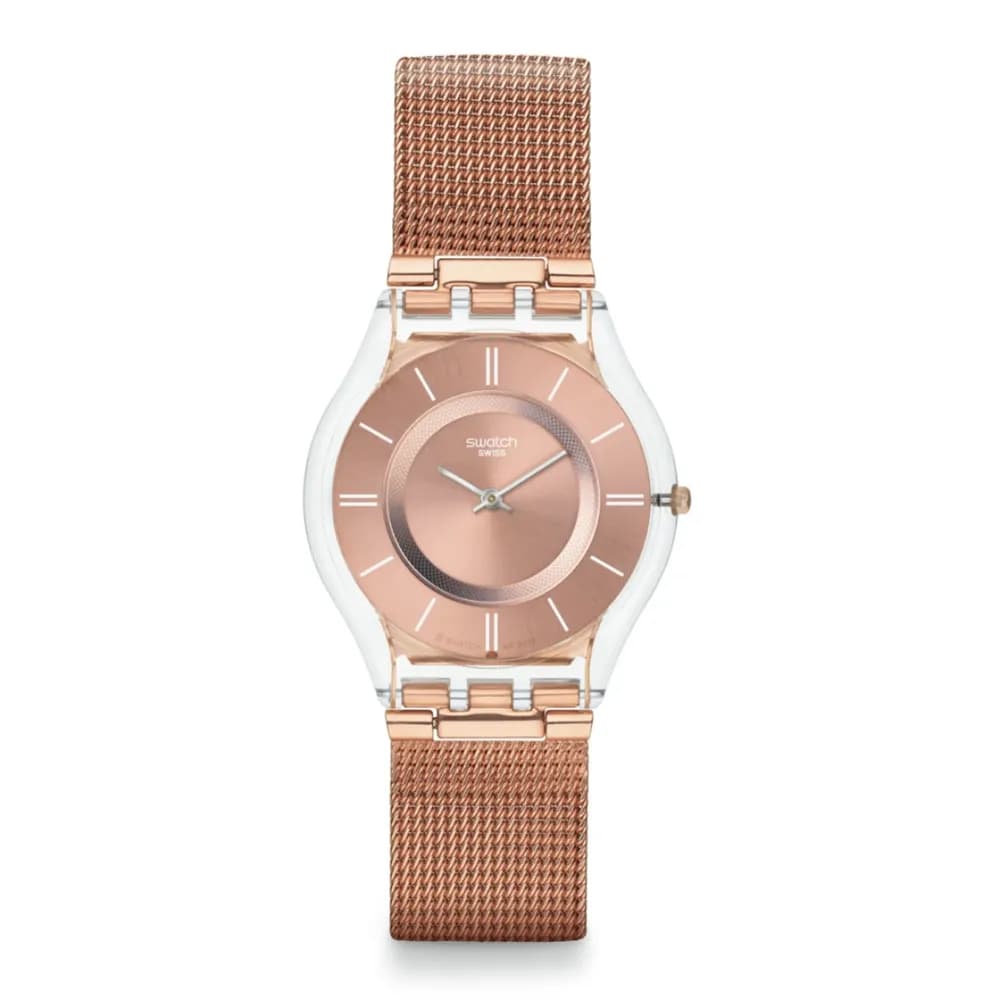 Swatch Skin — cadran doré rose