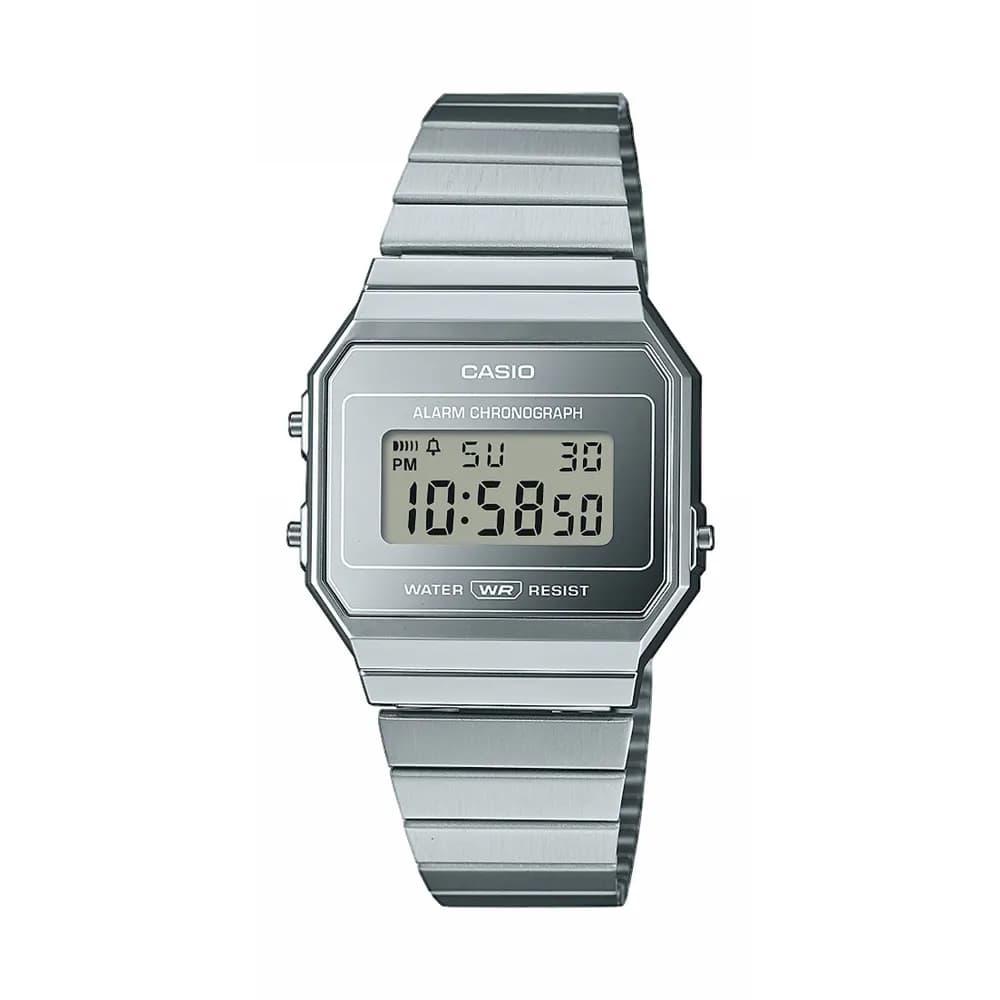 Casio Vintage iconic — cadran gris