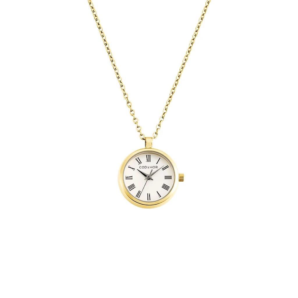 CODHOR Montre Codhor Collier Felicie Blanc