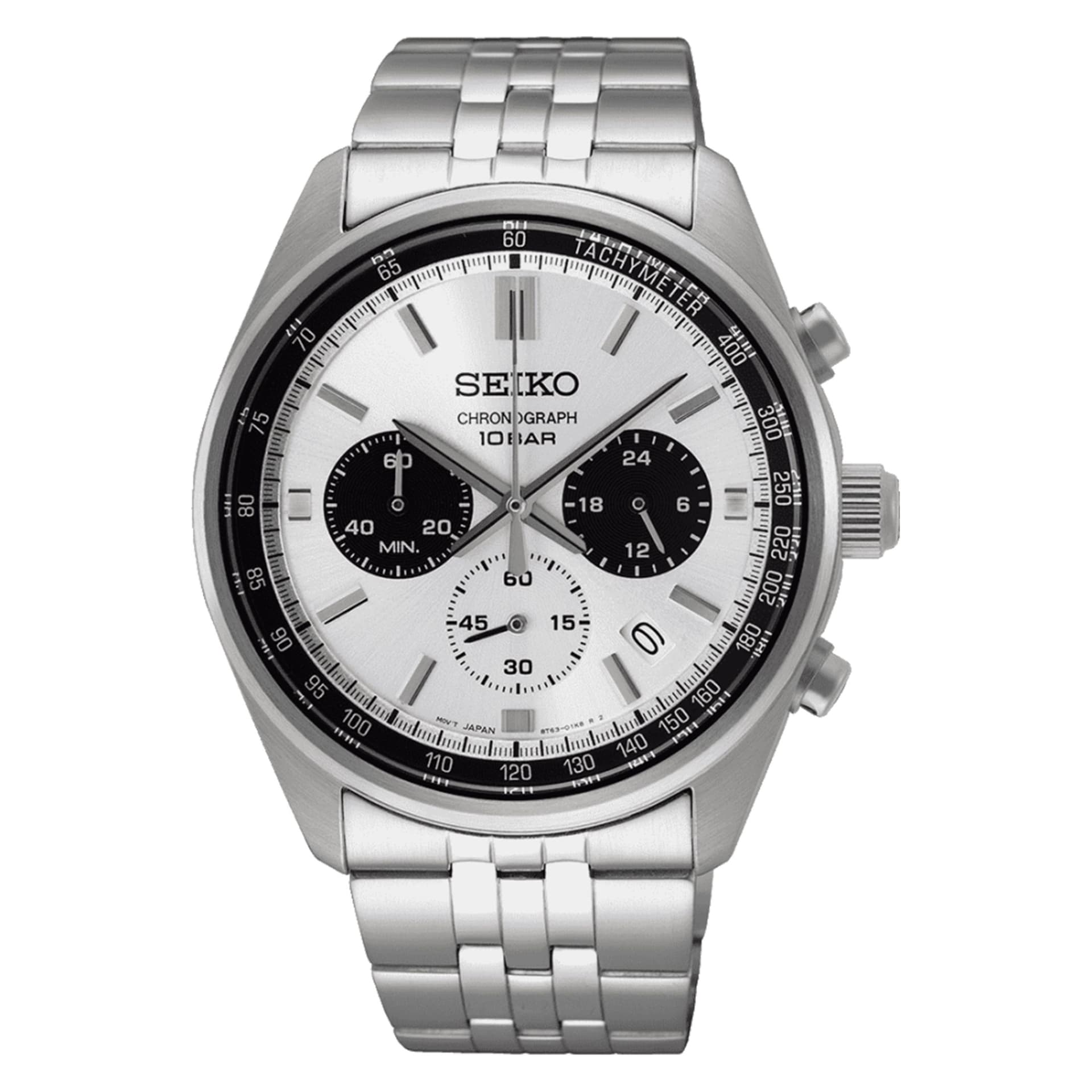Seiko Sport — cadran gris 42 mm