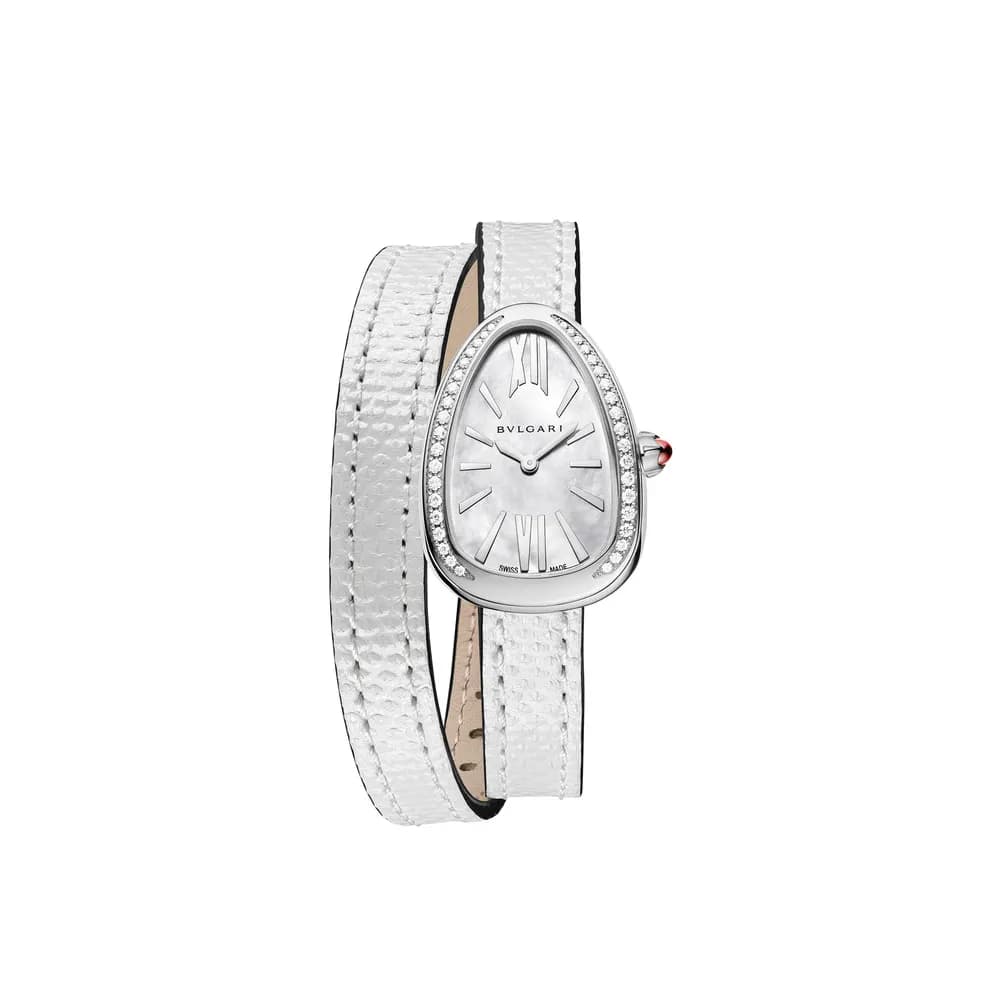 Bulgari Montre quartz Femme Serpenti Blanc