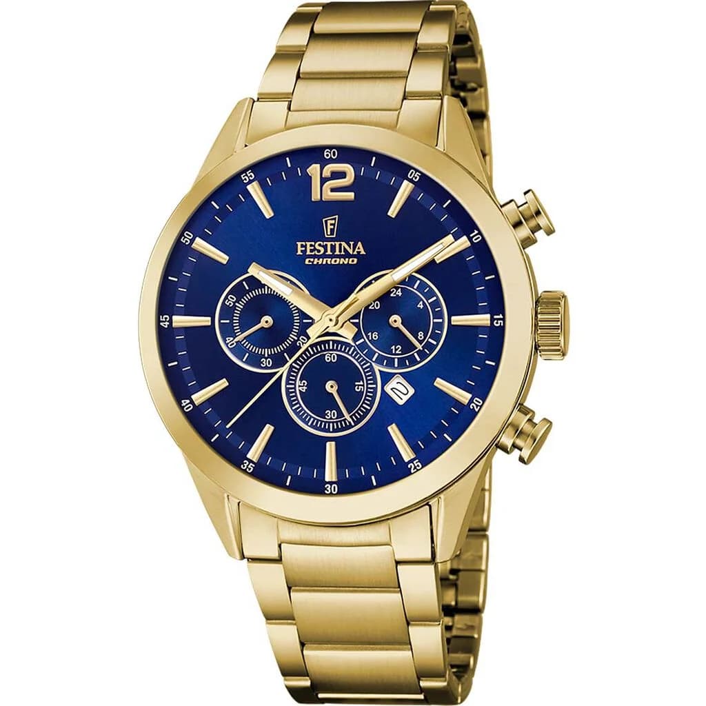 Festina Montre Festina Timeless Chronograph Bleu