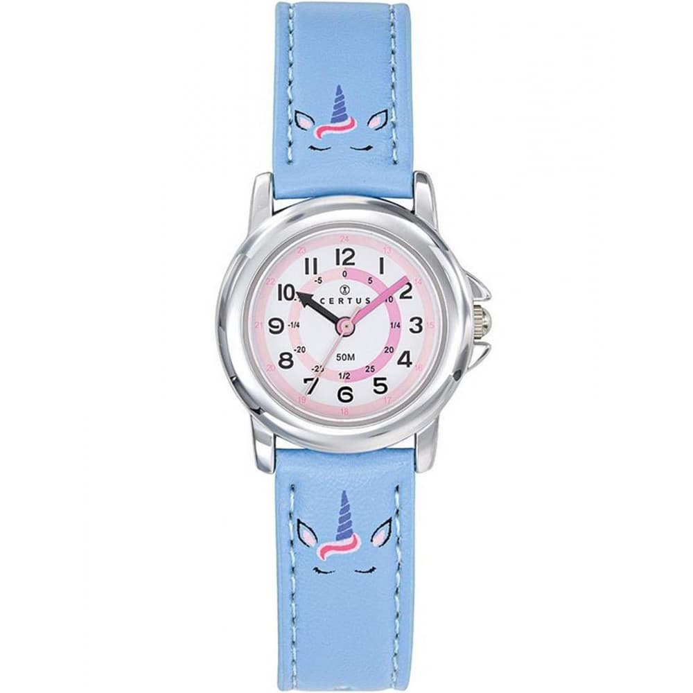 Certus Montre Certus en Cuir Bleu