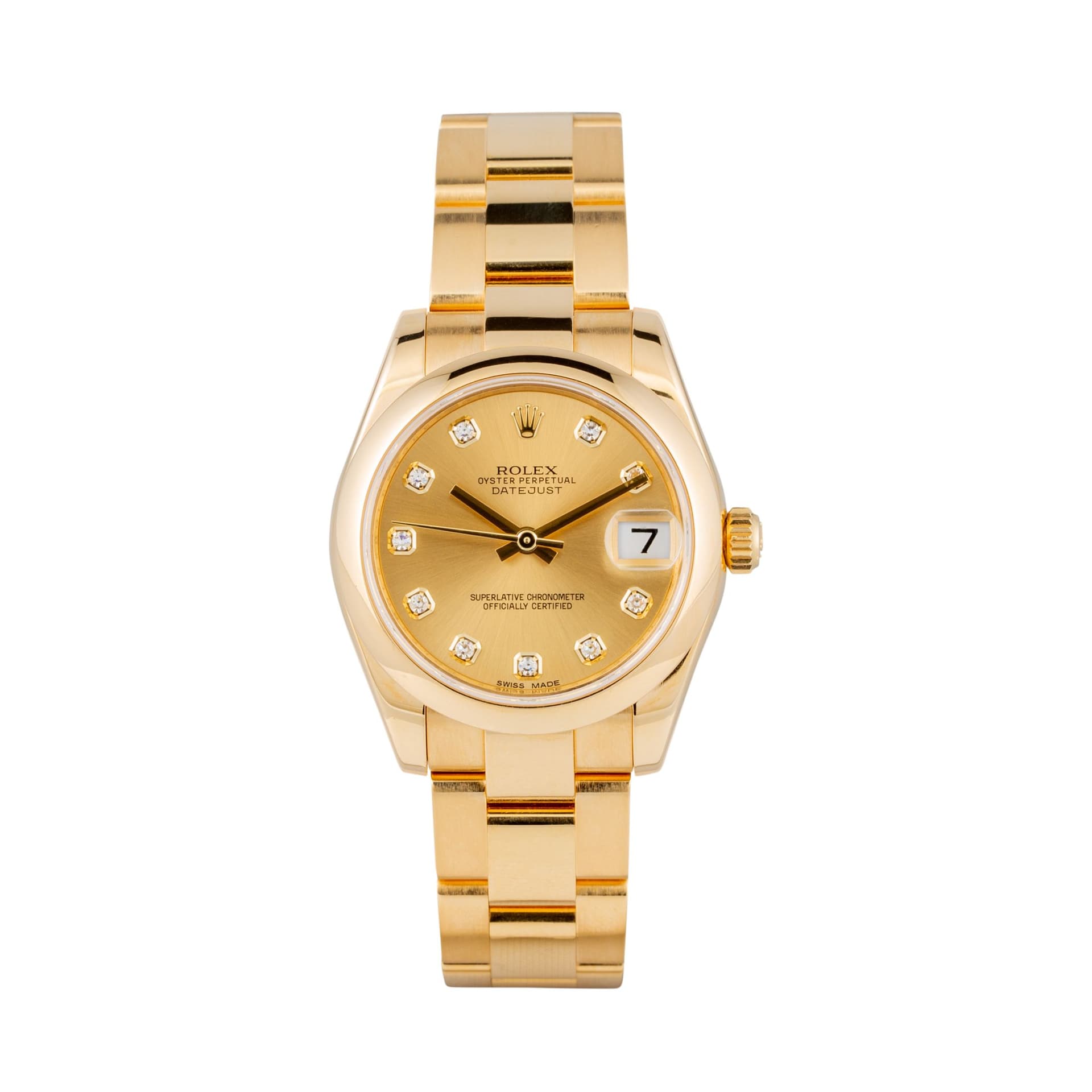 Rolex Lady Datejust 31 — or jaune