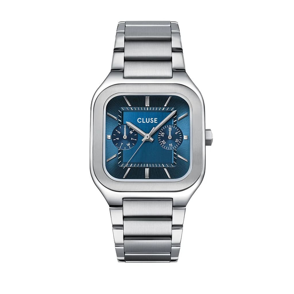 Cluse Montre Cluse Quadrus Multifonction Bleu