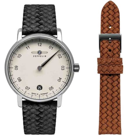 Zeppelin Montre Zeppelin New Captain Ladies Quartz Cadran Blanc cassé - 86435_set
