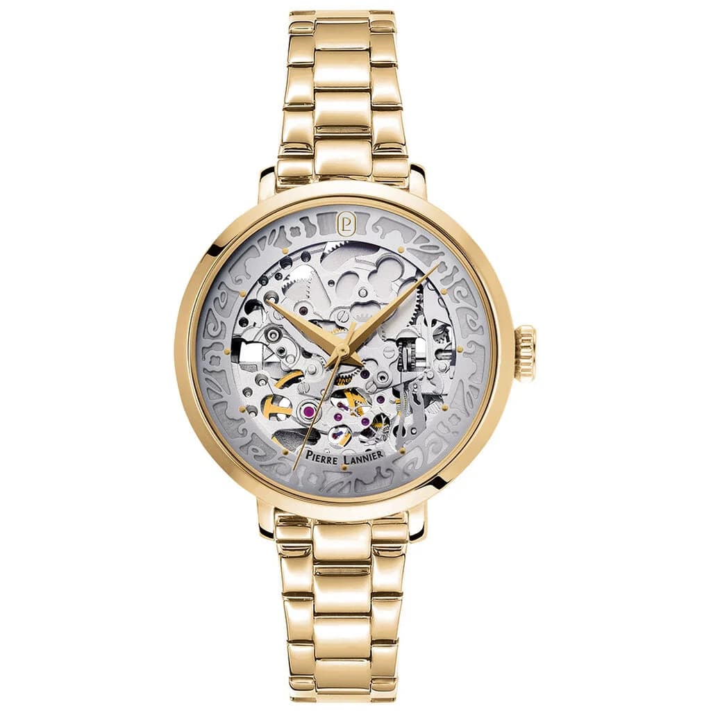 Pierre Lannier Montre Automatique Pierre Lannier Collection Automatic en Acier et PVD Doré