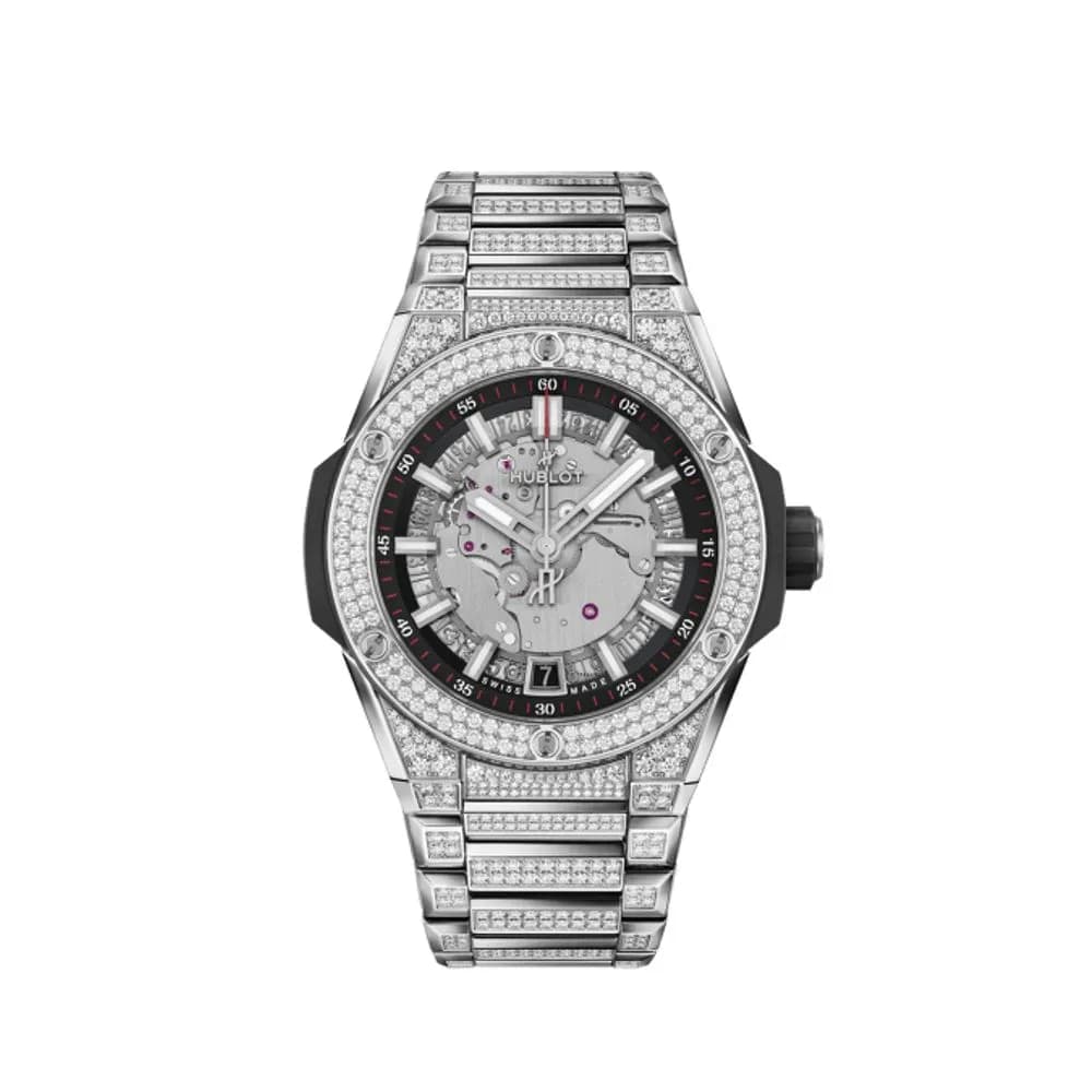 Hublot Integrated Time Only Titanium Pavé