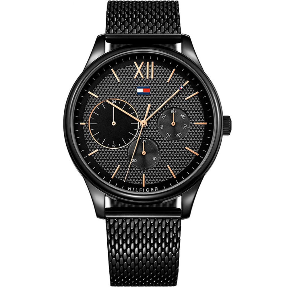 Tommy Hilfiger Montre Tommy Hilfiger en Acier Noir