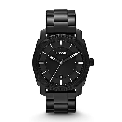 Fossil Montre Homme — cadran noir 44 mm