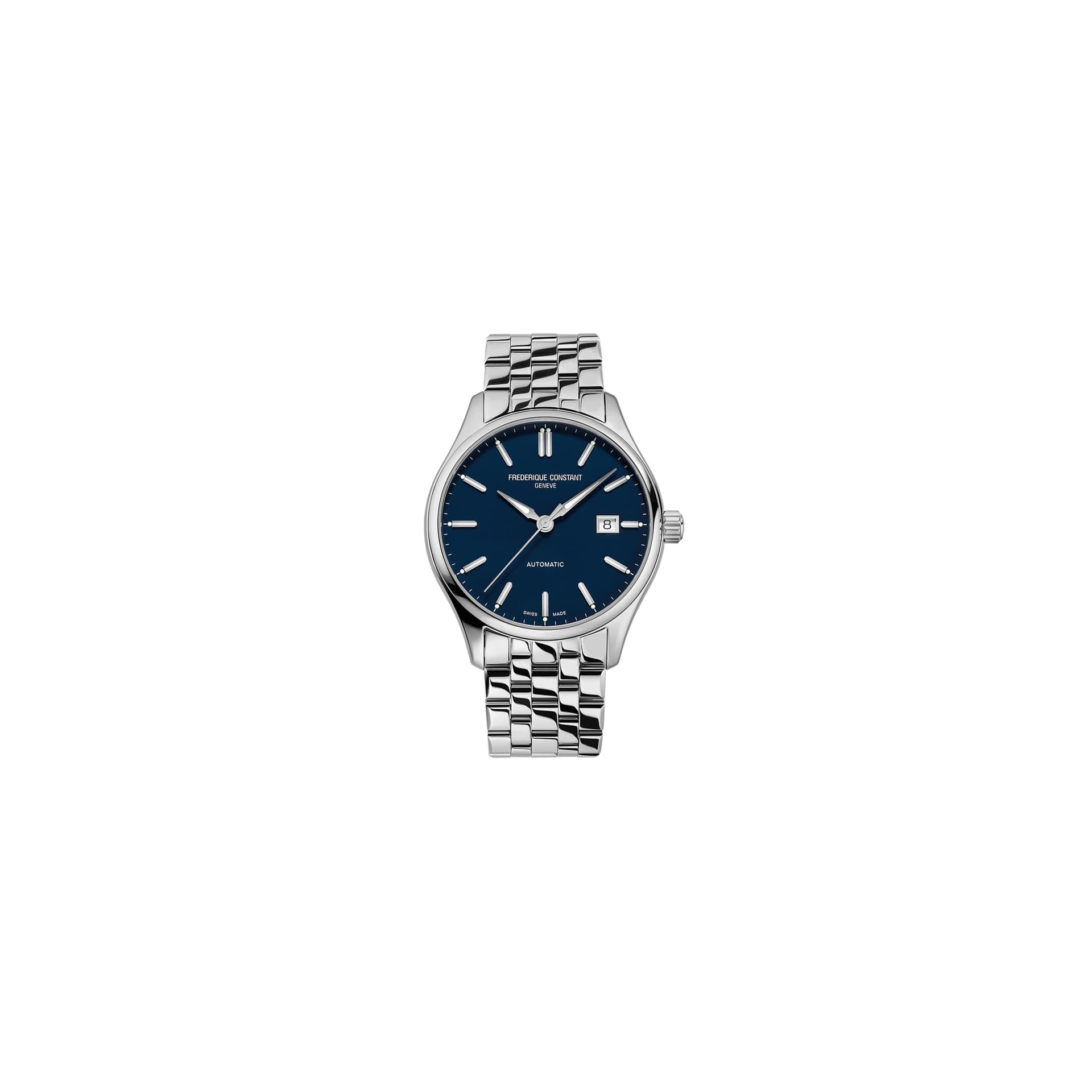 Frédérique Constant Montre Frédérique Constant Classics Index Automatic cadran bleu bracelet acier 40 mm