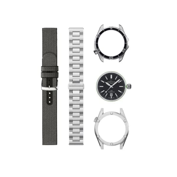 Certina DS+ Kit Aqua &amp; Sport Automatique Cadran Noir