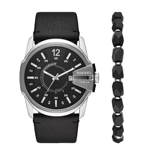 Diesel Montre Homme DIESEL en Cuir Noir Etanche