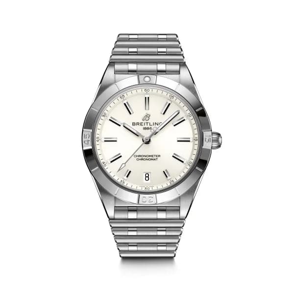 Breitling Montre Femme Breitling Chronomat Automatique 36mm Boîtier Acier Cadran Argent