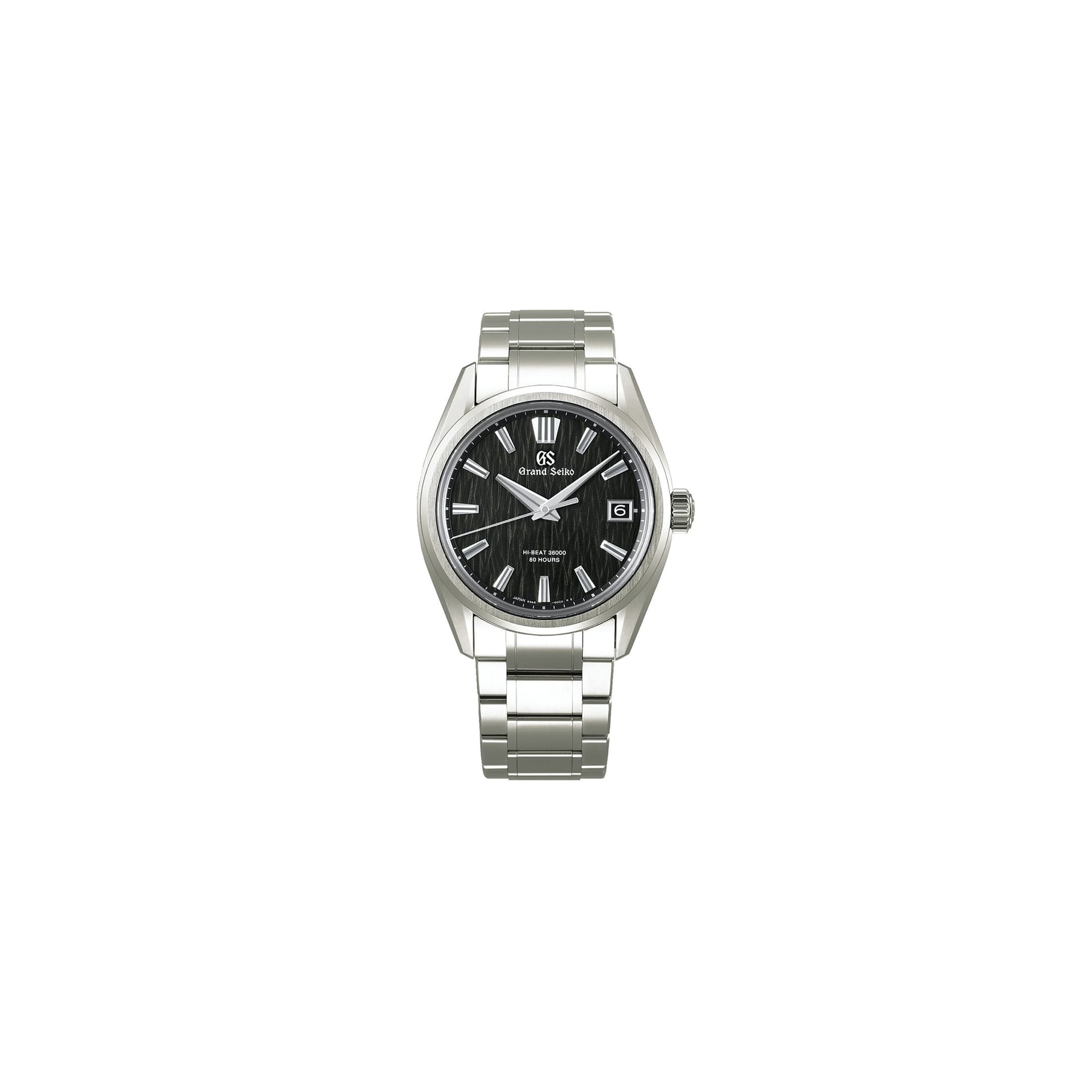 Grand Seiko Montre Grand Seiko Evolution 9 "Night Birch" Hi-Beats automatique cadran blanc bracelet titane 40 mm
