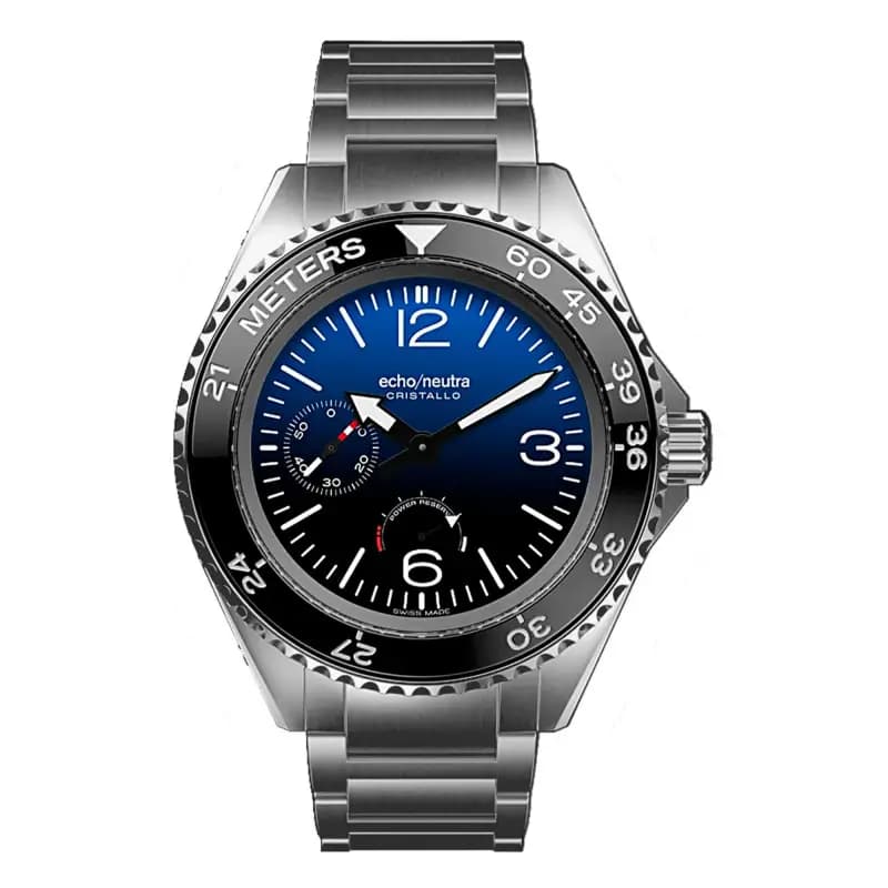 Echo/Neutra Montre Cristallo Professional Diver Bleu
