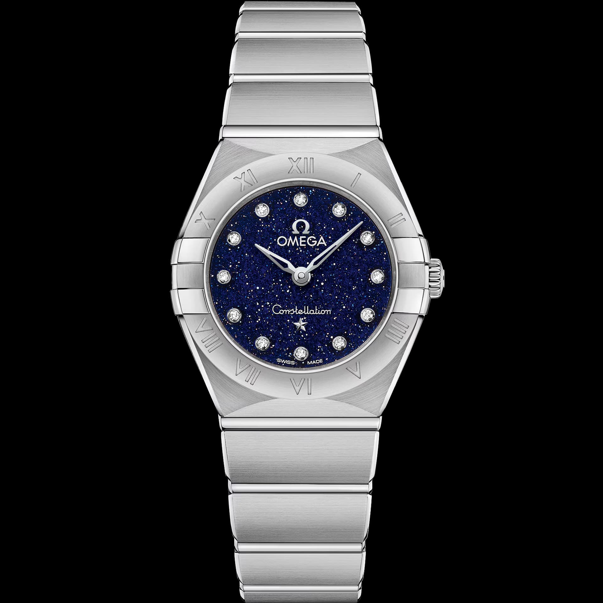 Omega Constellation 25 mm, acier sur acier