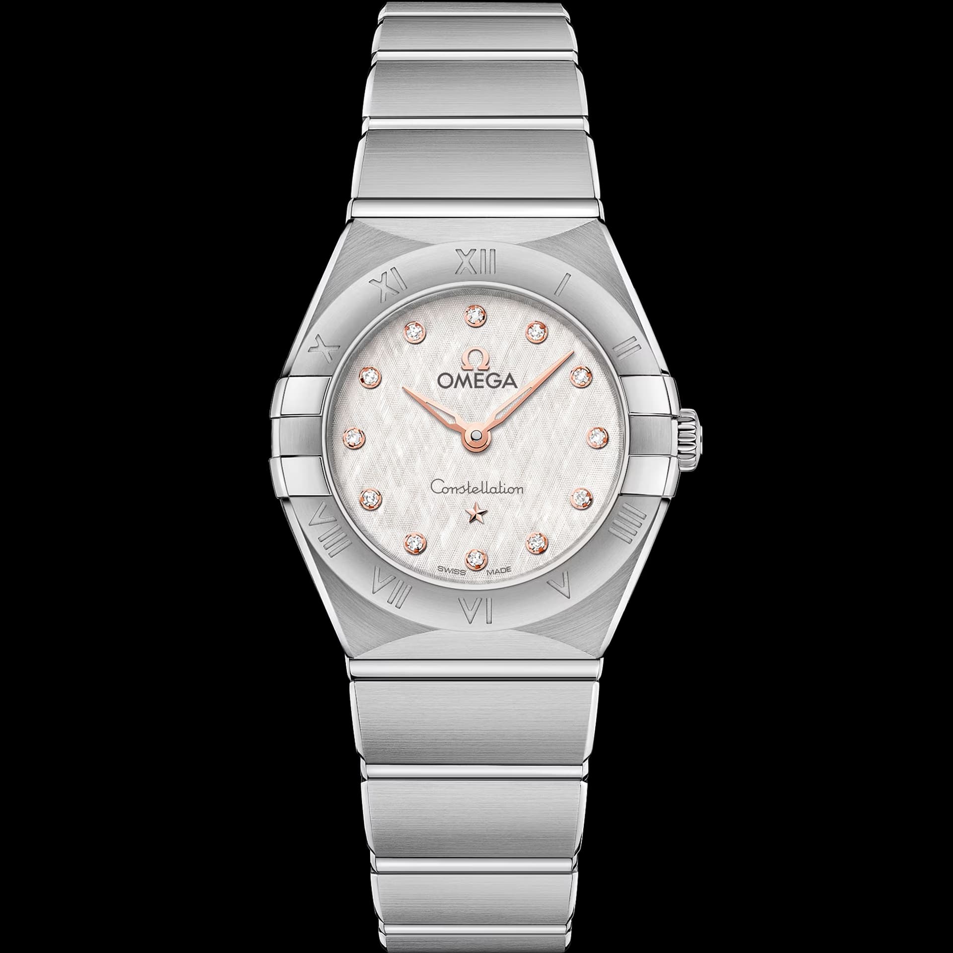 Omega Constellation 25 mm — cadran argenté