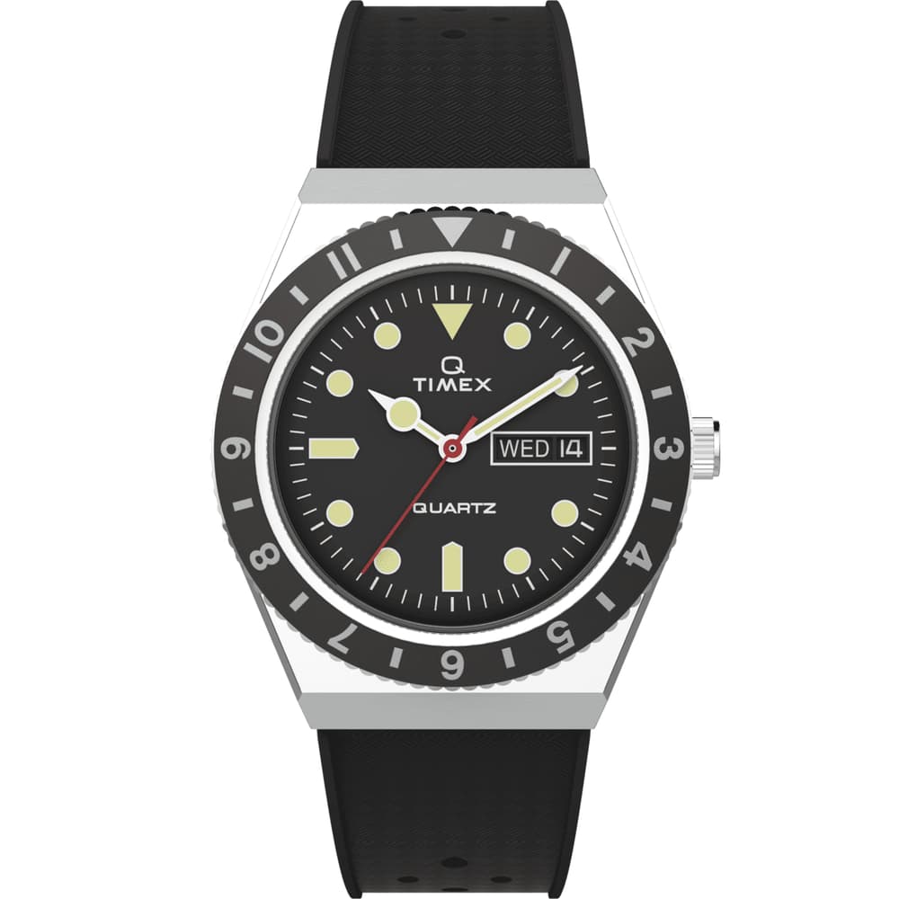 Timex Montre quartz Homme Q timex Bleu foncé
